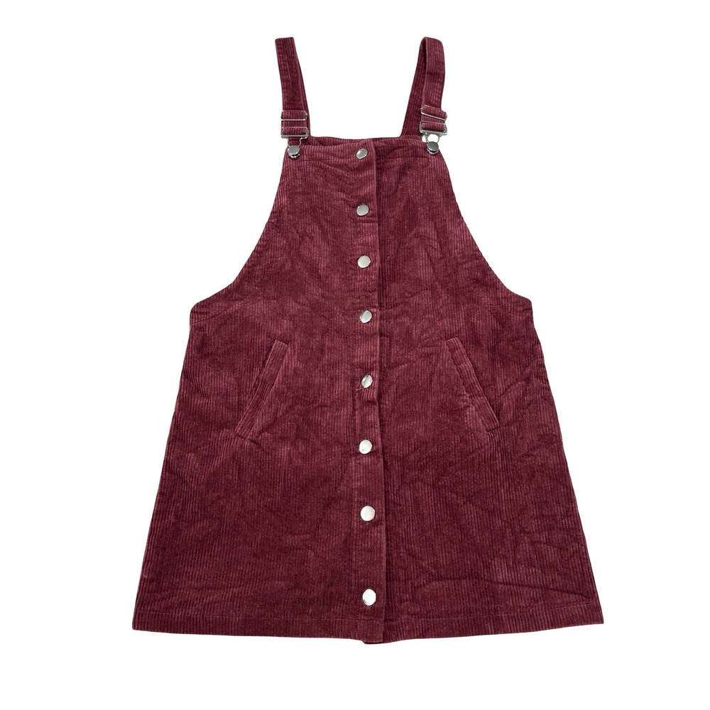 Harper Heritage Women's Corduroy Overall Skirt Red Size Medium 17‎ x 25